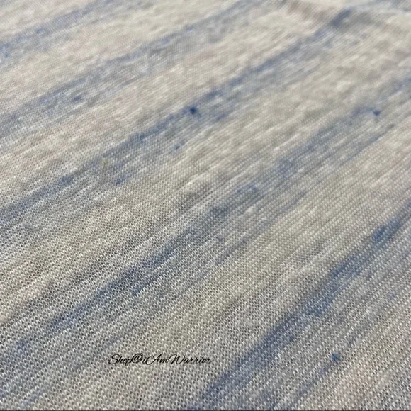 Soft Joie striped linen slub 3/4 sleeve t-shirt shop@iamwarrior